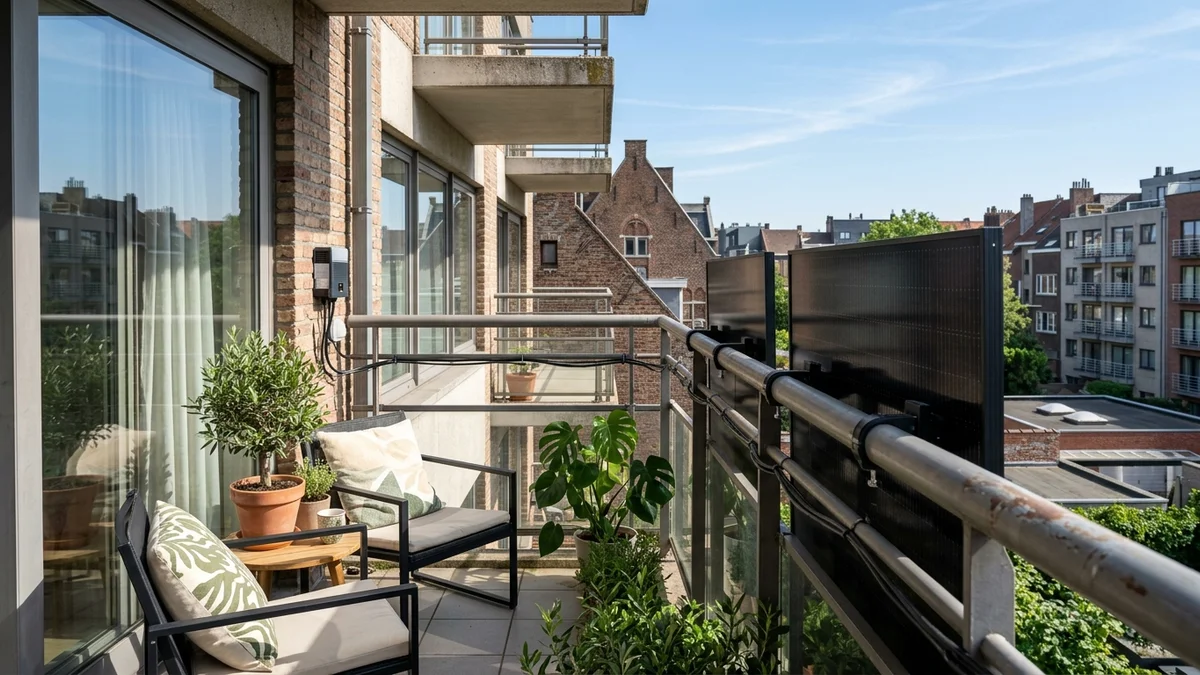 Stekker zonnepanelen in België